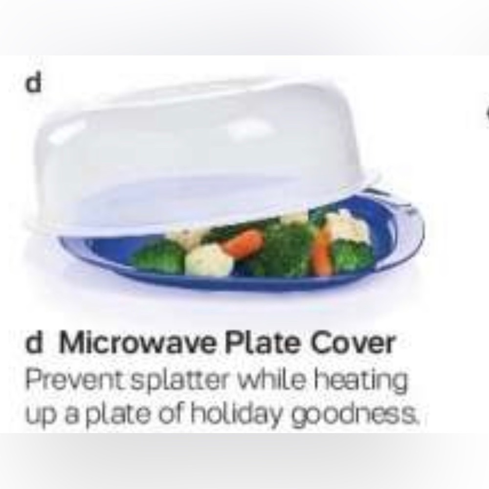 Tupperware Microwave Plate Cover